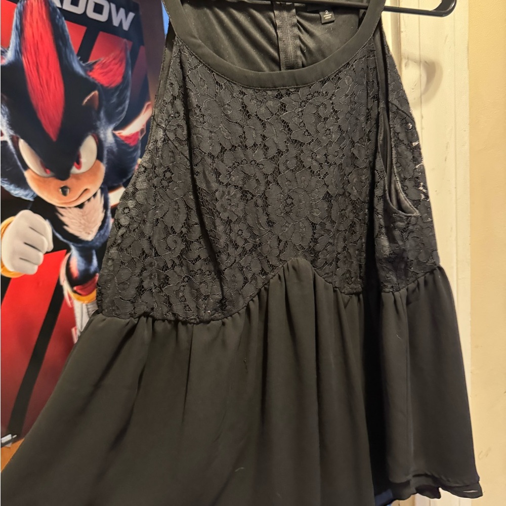 Torrid Black Lace Blouse